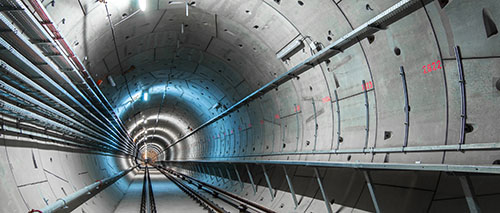 Tunnelbau bei SJ Baumanagement